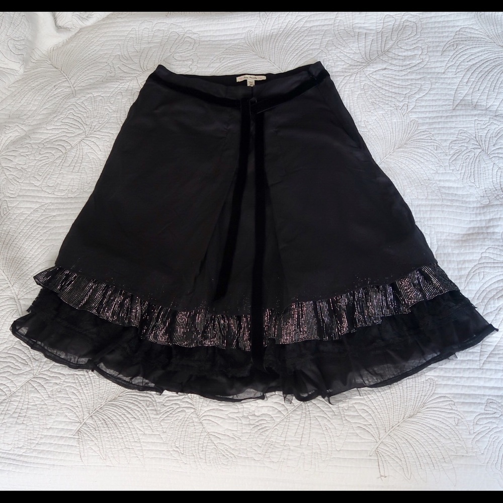Free Peoples Black Skirt 🌻 Sz 4